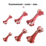 Real Beef Flavor Dog Chew Bones for Aggressive Chewers