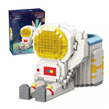 2 in 1 Astronaut DIY Pen Holder Building Blocks - Fun and Functional Desk Accessory