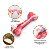 Real Beef Flavor Dog Chew Bones for Aggressive Chewers