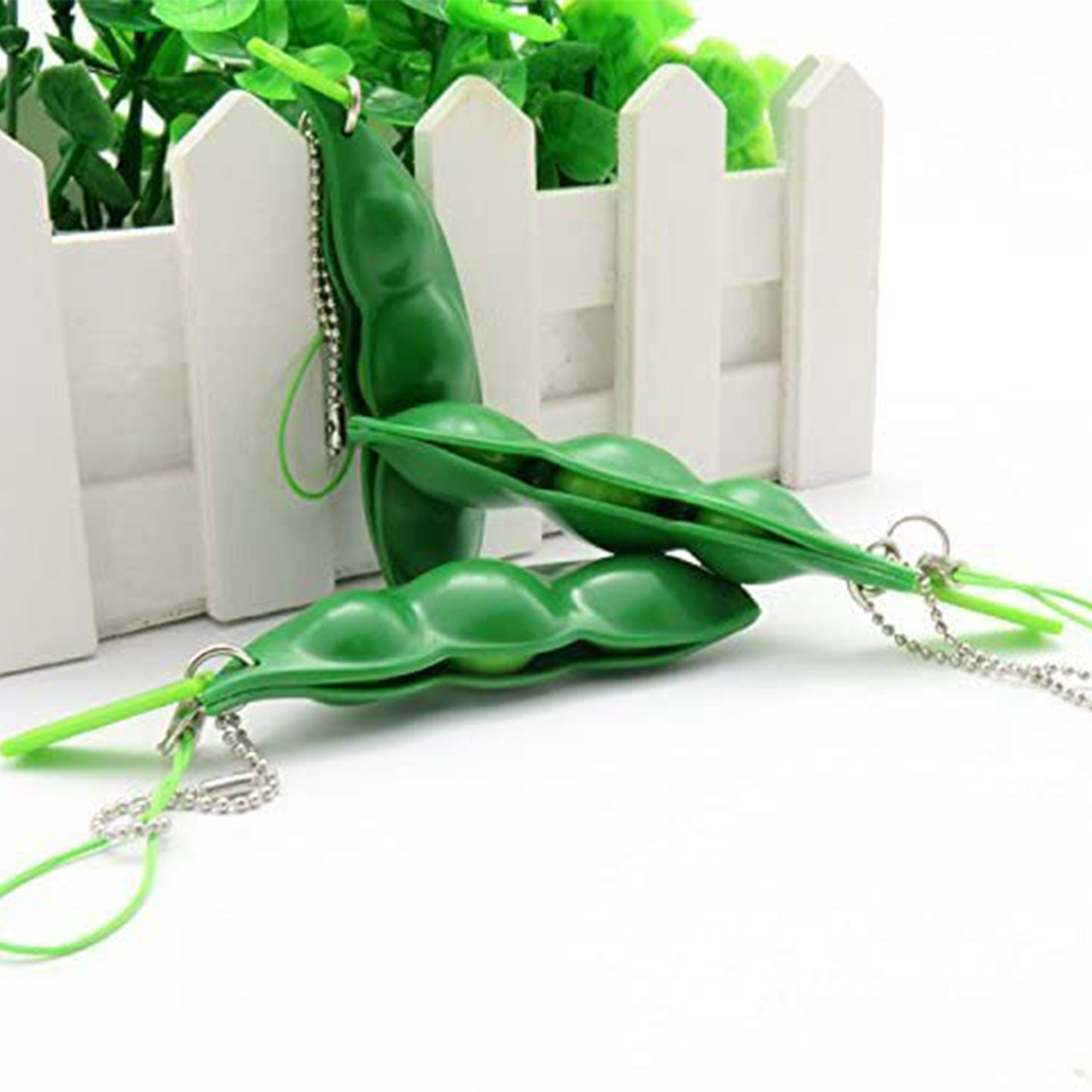 Pea Pop it Keychain Toys