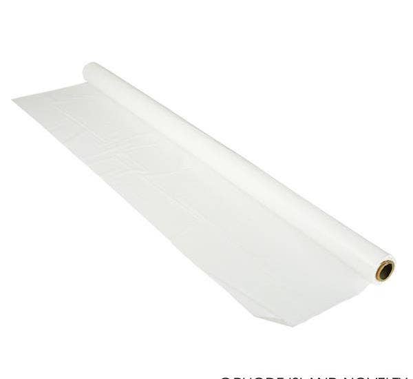 Buy WHITE TABLECLOTH ROLL 1MIL 100'X40" in Bulk