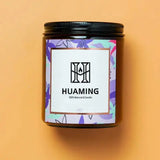 Amber Glass Jar Scented Candle