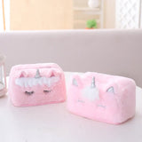 Plush Unicorn Tissue Box