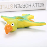 New pigeon & crocodile squeaky soft chew pet toy