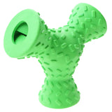 Durable Rubber Pet Chew Toy for Teeth Cleaning and Treat Dispensing