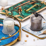 High-End Scented Soy Wax Candle with Glass Lid in Glass Jar and Gift Box