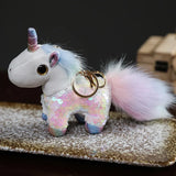 Unicorn Alpaca Zebra Keychain