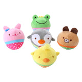 Cute Animal Shape Bite Grind Interactive Plush Dog Toy - Perfect for Playtime and Dental Care