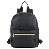 Mini Backpack Black Vinyl For Girls