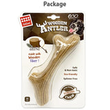 Natural Wooden Antler Eco Toy for Aggressive Chewers - Safe and Durable Dog Toy
