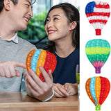 Hot air balloon pop it fidget toys