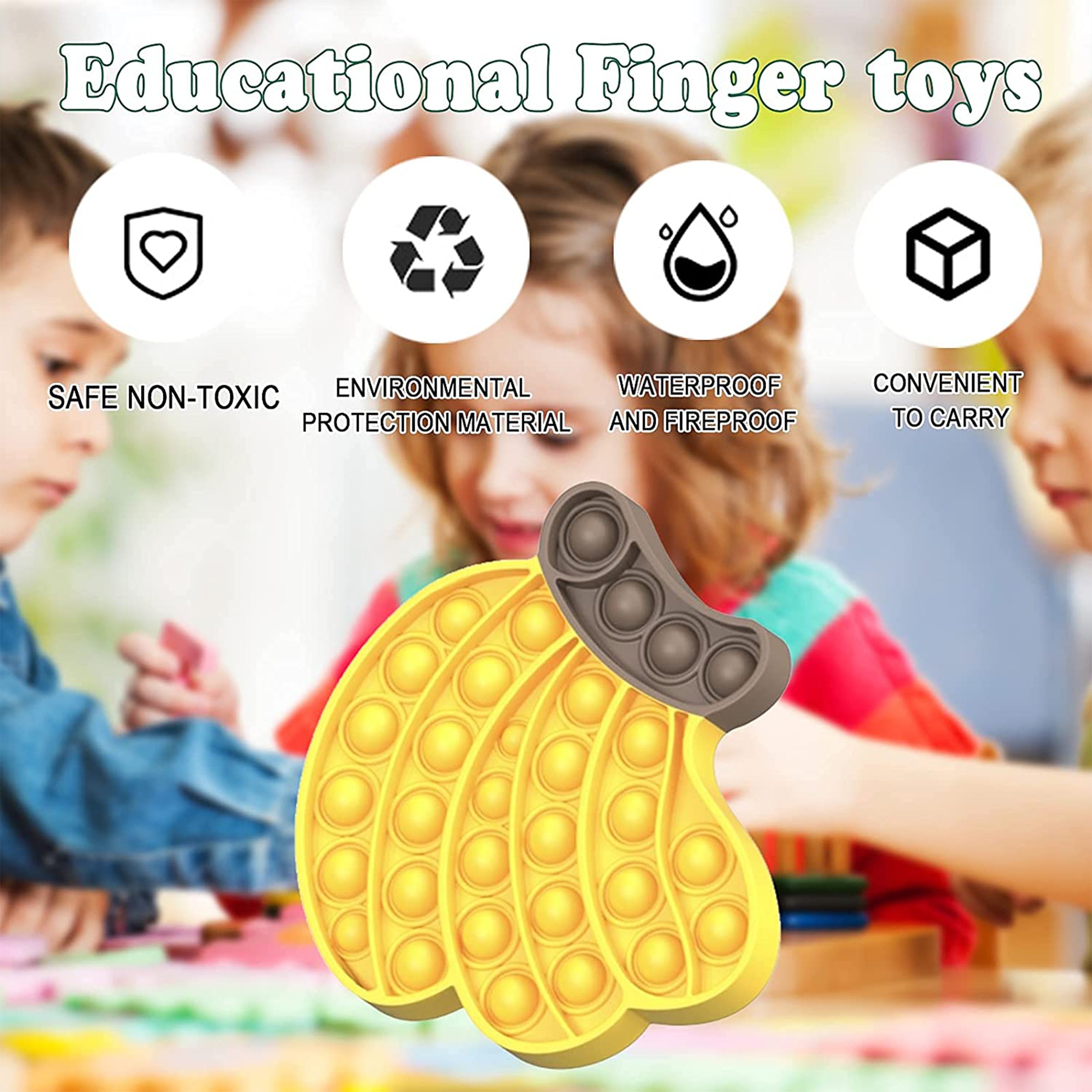 benefits of banana pop it fidget toys