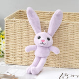 Rabbit Shape Stretchable Ear Soft Stuffed Plush Keychains