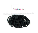 Bulk Buy 24 PC Black Hair Ties Wholesale