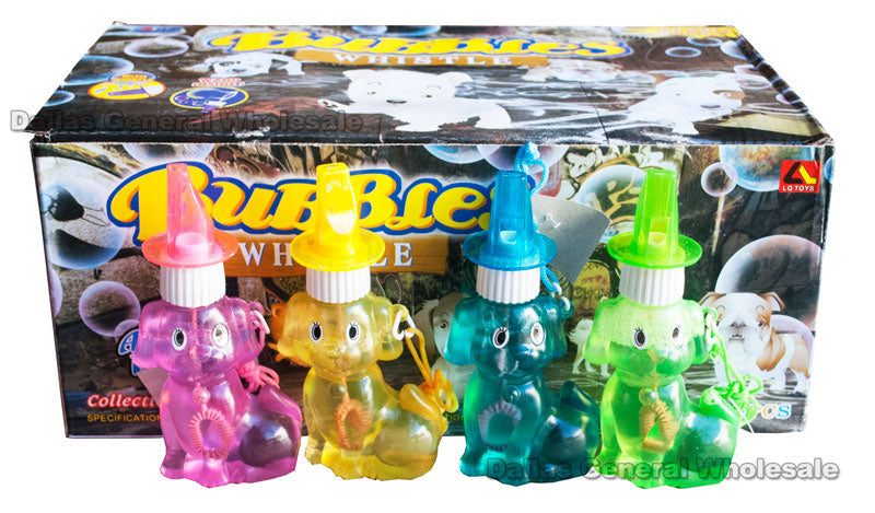 Bulk Buy Dogs Bubble Blowers with Whistle Wholesale