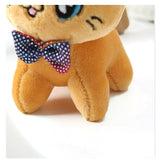 Accessorize Your Keys with Our Cute Cartoon Plush Animal Soft Cat Keychain Pendant