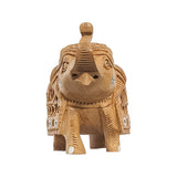 Wood Elephant Sculpture