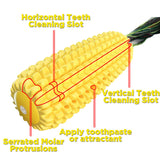 Corn Shape Dog  Chew Toy