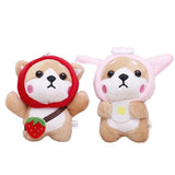 Cute Little Dog Theme Soft Stuffed Plush Keychains