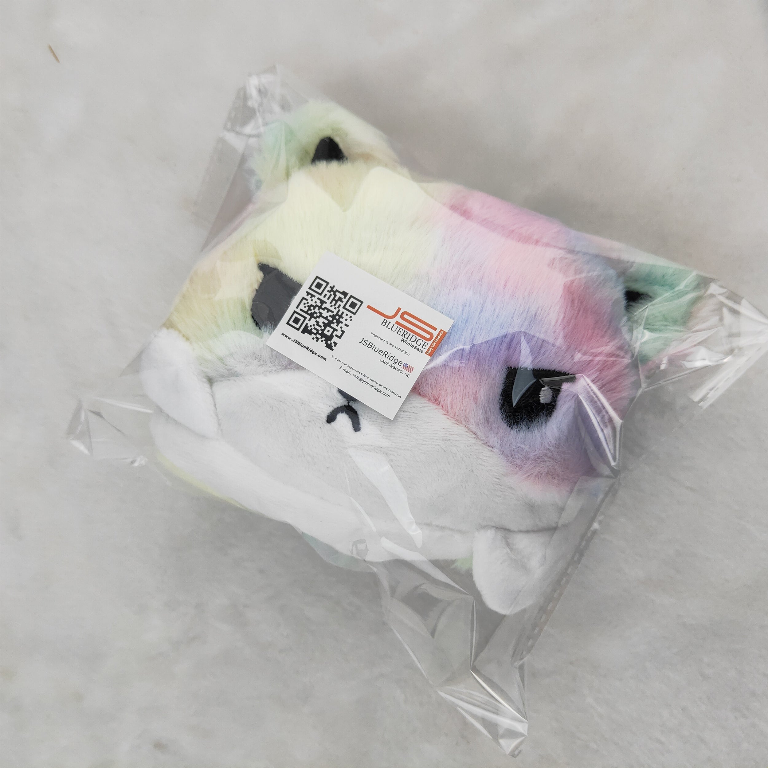 Rainbow Reversible Cat Plush Toys packing image