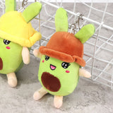 Fun to Your Accessories with Mini Avocado Doll Plush Pendant Keychains