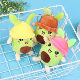 Fun to Your Accessories with Mini Avocado Doll Plush Pendant Keychains