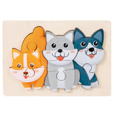 Animal Family Wooden Puzzle