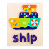 Montessori Educational Wooden Puzzle