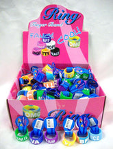 Wholesale RUBBER SAYING WIDE BAND RINGS (Sold by the dozen) * CLOSEOUT * NOW ONLY .10 CENTS EACH