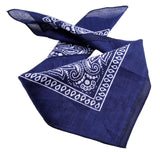 Wholesale Paisley Prints Cotton Bandannas For Unisex- Assorted