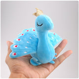 Add Some Color to Your Kid's Accessories with Our Beautiful Peacock Soft Plush Keychain Toy