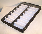 Wholesale VERTICAL 16 PAIR CLEAR COVER SUNGLASS DISPLAY TRAY (Sold by the piece) *- CLOSEOUT NOW $15 EA
