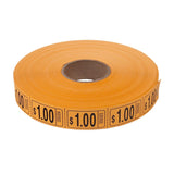 Orange Ticket Rolls In Bulk