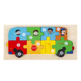 Jigsaw Wood Puzzles Toy For Kids - Assorted