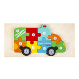 Jigsaw Wood Puzzles Toy For Kids - Assorted