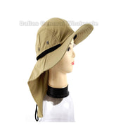 Bulk Bucket Hats with Neck Cloak - Assorted