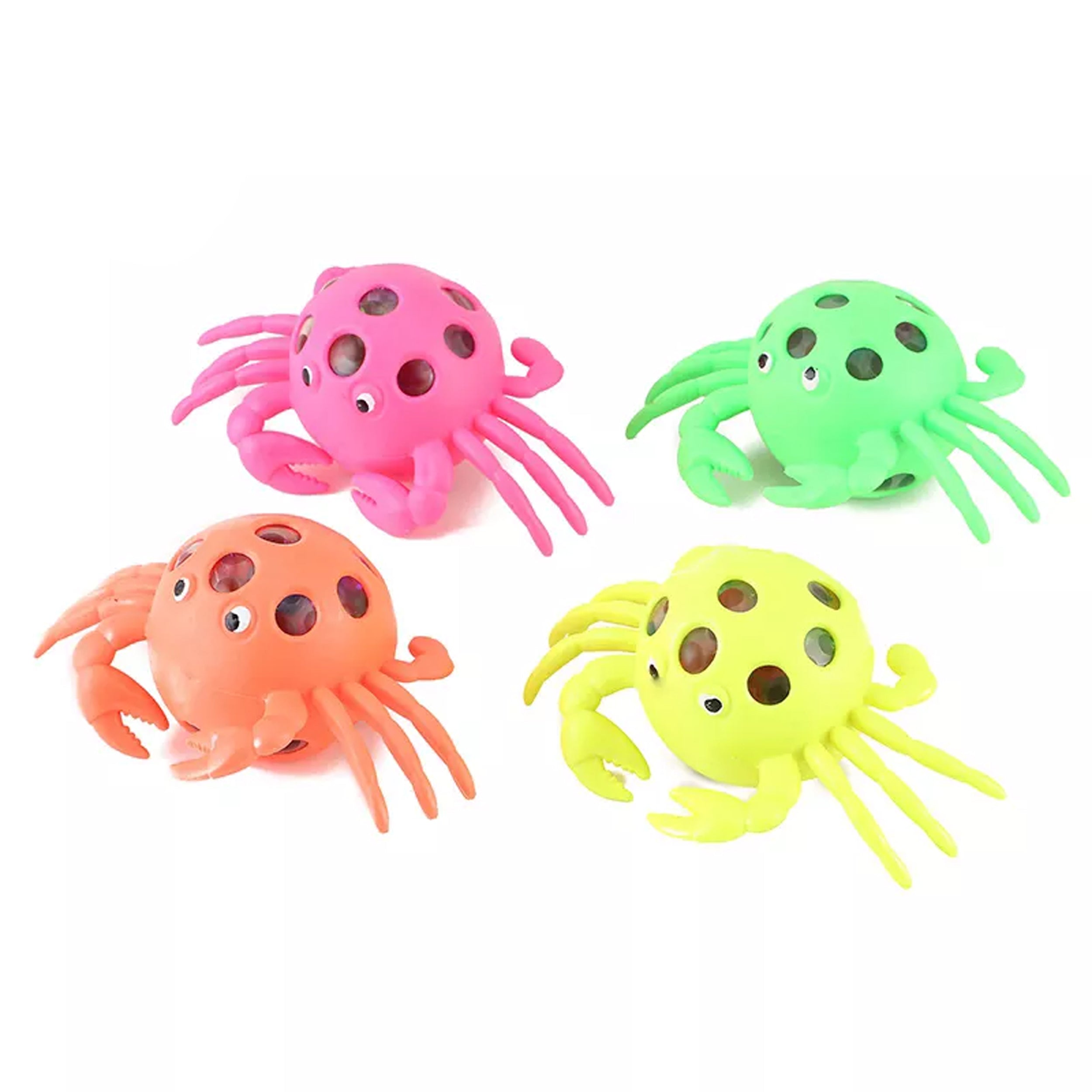 4 Crab Water Beads Filled Squishy Toy