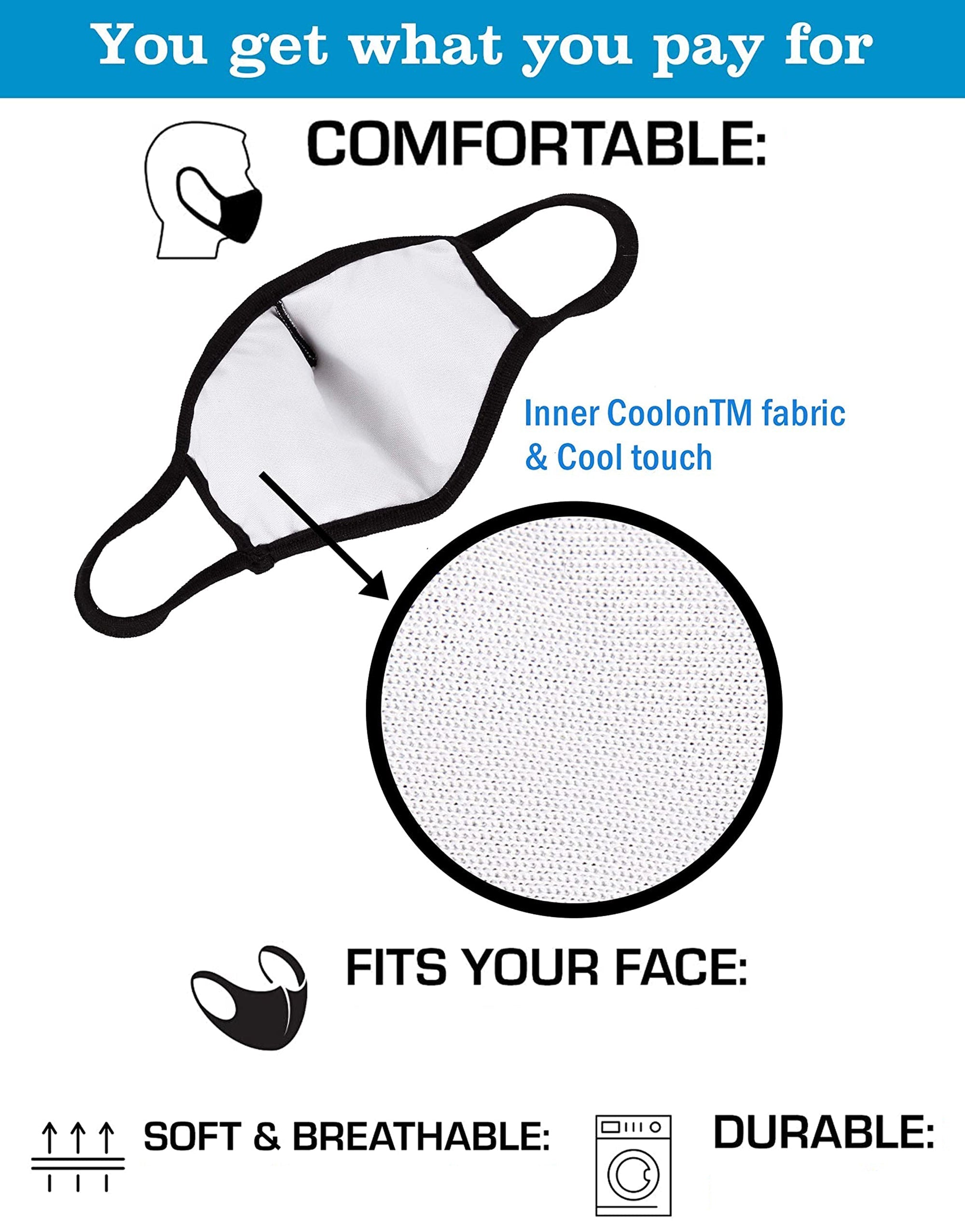 100% Cotton Face Mask 3-Layer