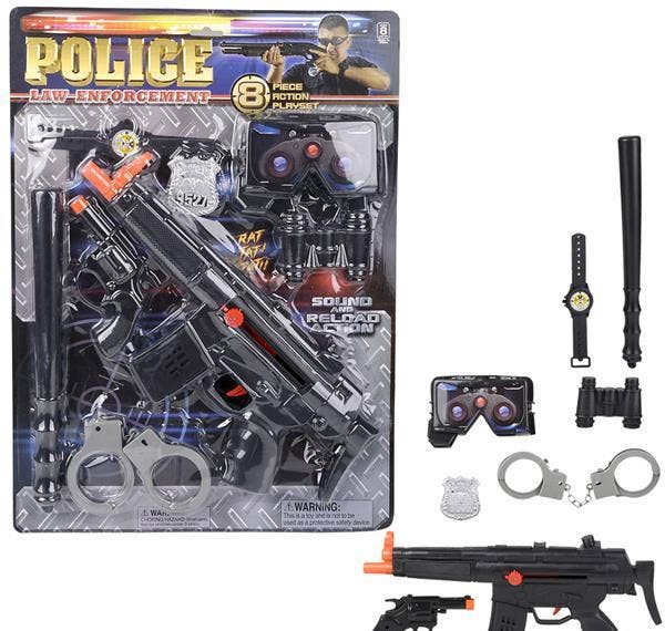 Buy POLICE PLAY SET 8 PC in Bulk