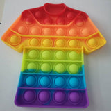 Rainbow T- shirt Pop It Fidget Toy
