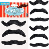 3.5" 3 PC Mustache Set - In Bulk