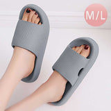 Comfortable and Cozy Solid Soft Sole Slippers - Available in M/L Size for Ultimate Relaxation