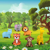 2" Vinyl Zoo Animals – Miniature, Durable Toy Figures in Assorted Animal Designs