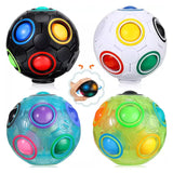 Glow Puzzle Fidget Ball Kids Toy- Assorted