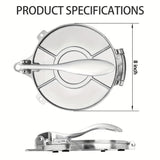 1pc Durable Aluminum Tortilla Press - Large 8 Diameter for Perfect Tortillas