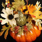 Halloween Decoration Pumpkin Maple Leaf Table Ornaments Harvest Festival Autumn Color Decoration Props Cross-Border Pumpkin Home Decoration