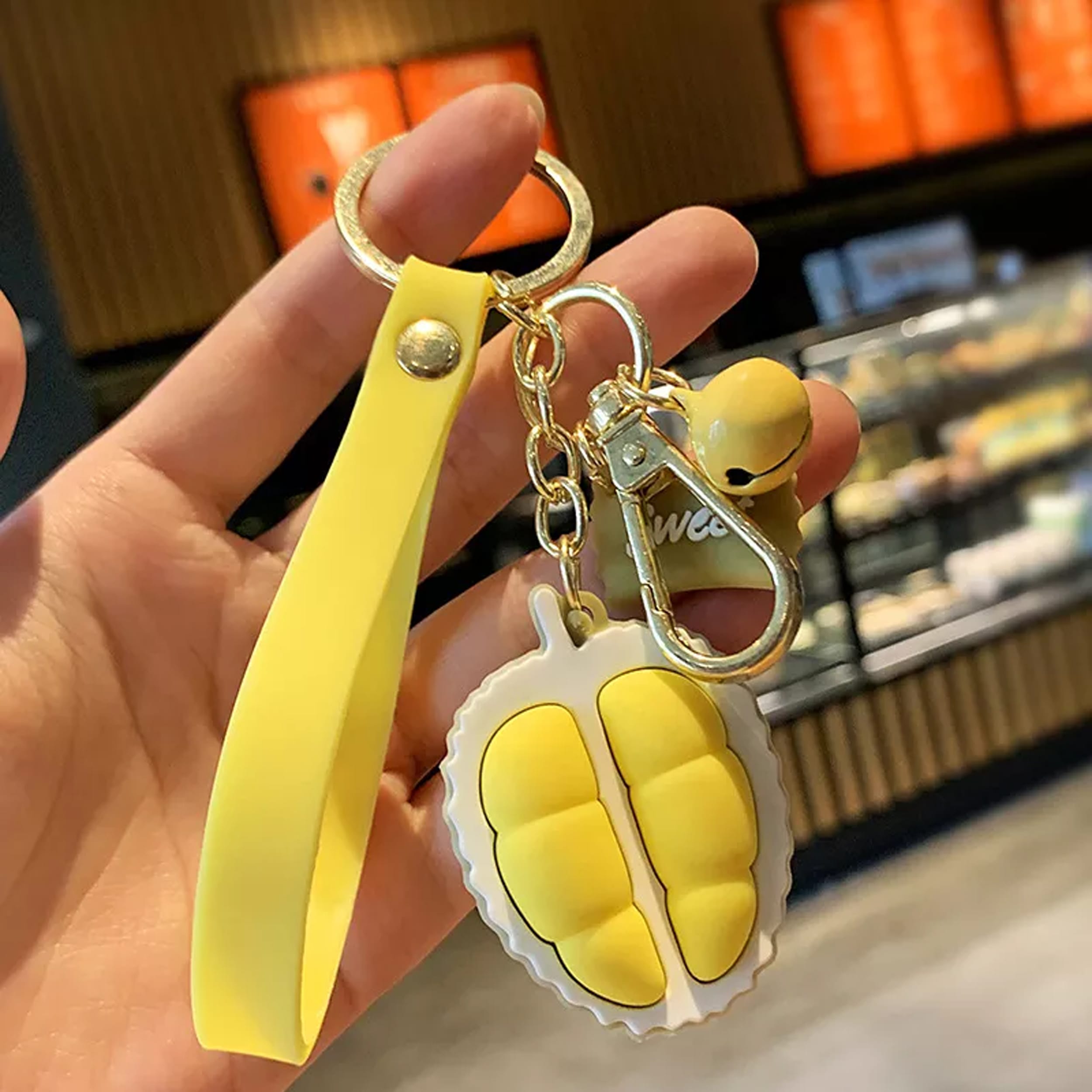 3D Funky Fruits Combo Keychain 
