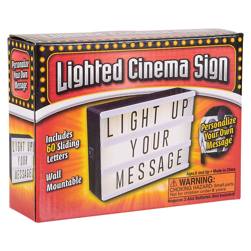Buy LED Lighted Cinema Box 6" in Bulk