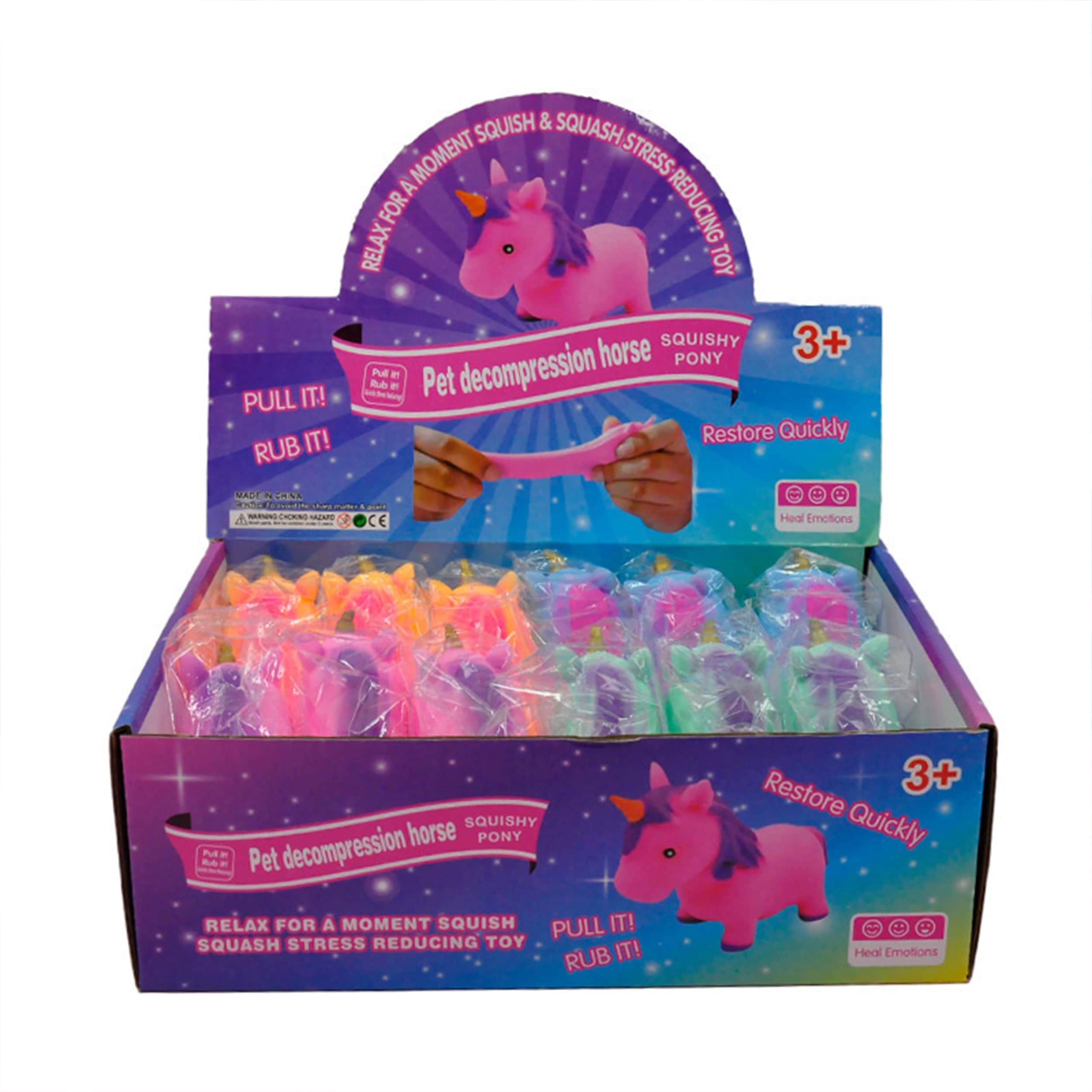  Unicorn Shaped Squishy Toy 