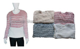 Bulk Buy Duo Color Striped Sweater Wholesale